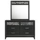 New Heritage Design Obsidian 4-Piece King Bedroom Set in Black, , large