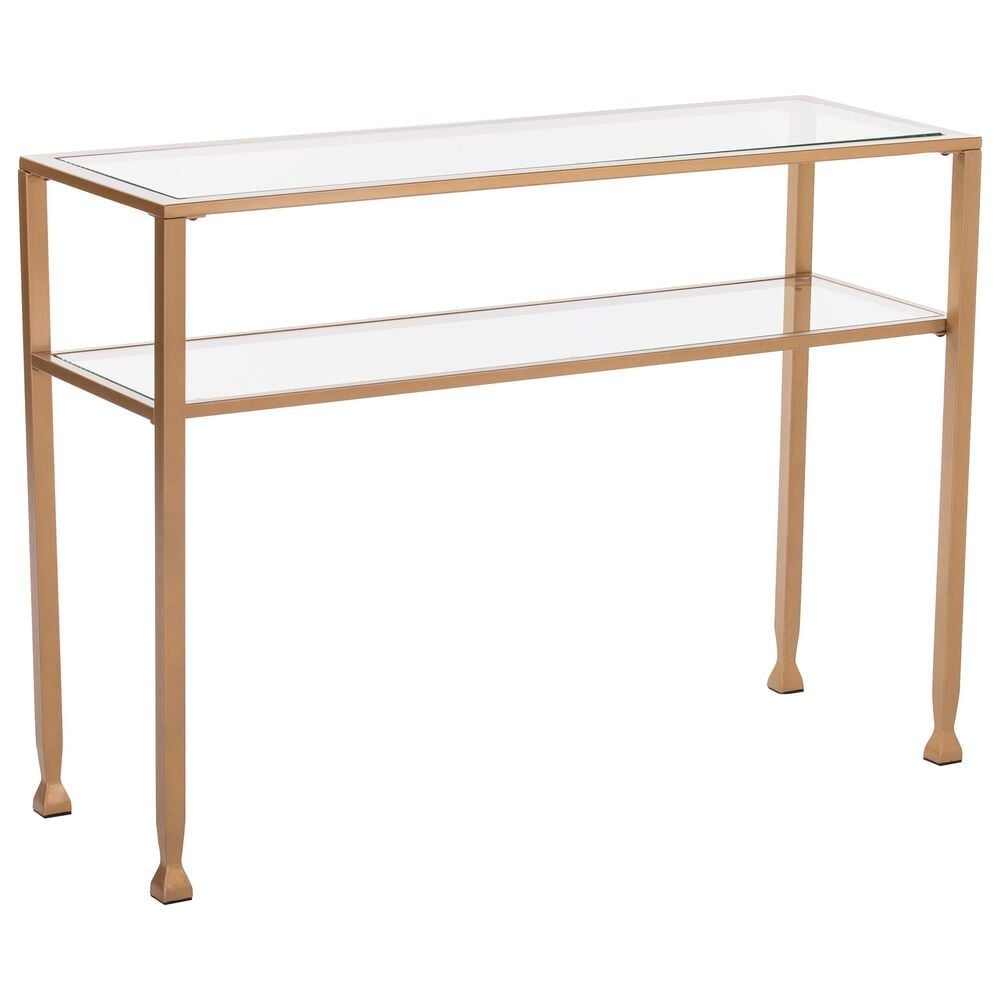 Southern Enterprises Jaymes Console Table in Gold, , large