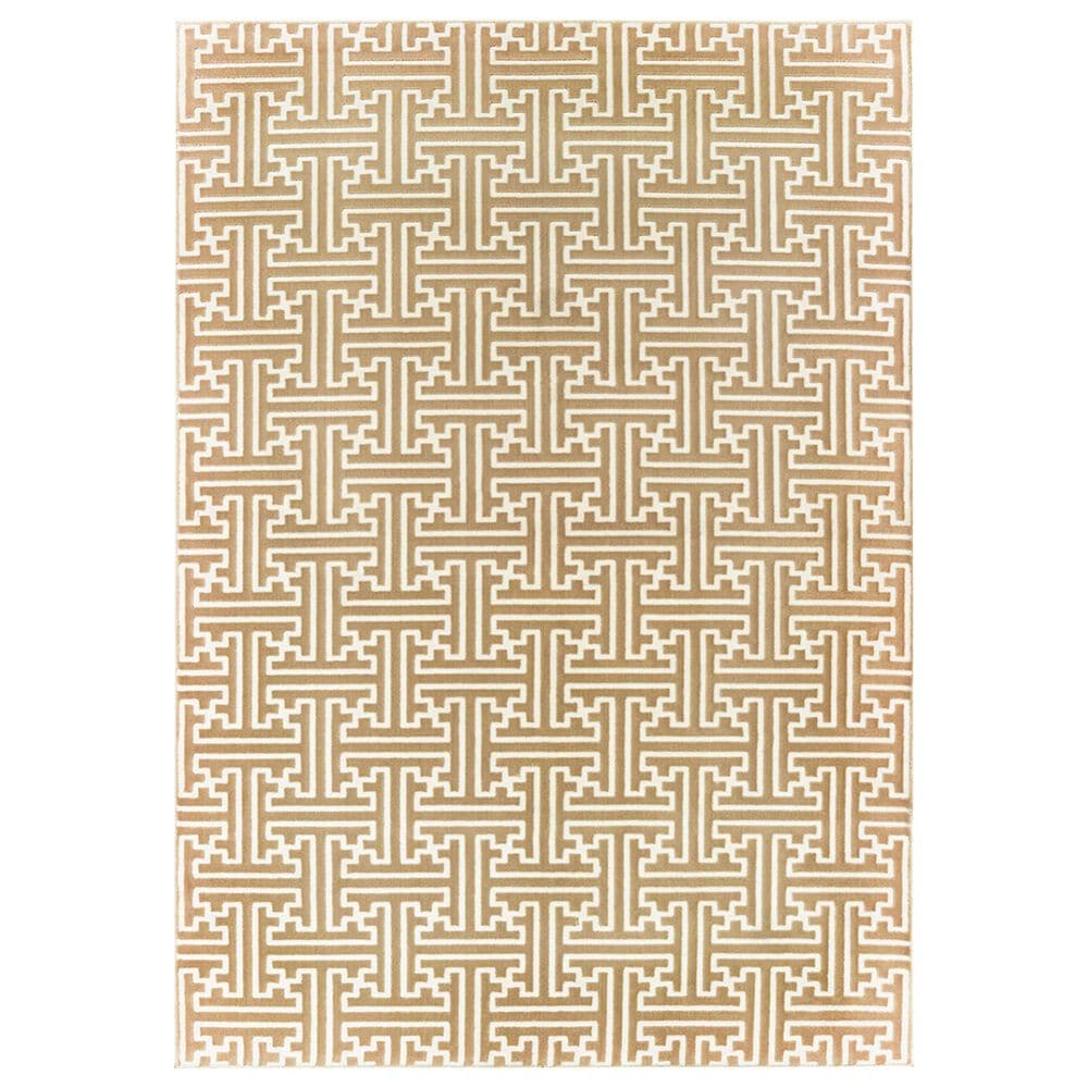 Oriental Weavers Bowen 1333Y 9"10" x 12"10" Gold Area Rug, , large