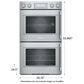 Thermador 30" Masterpiece Double Wall Oven with Left Side Door in Stainless Steel, , large