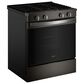 Whirlpool 30" Gas Smart Range in Black-on-Stainless Steel, , large