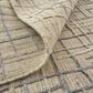 Feizy Kirkwood 5" x 8" Beige and Silver Area Rug, , large