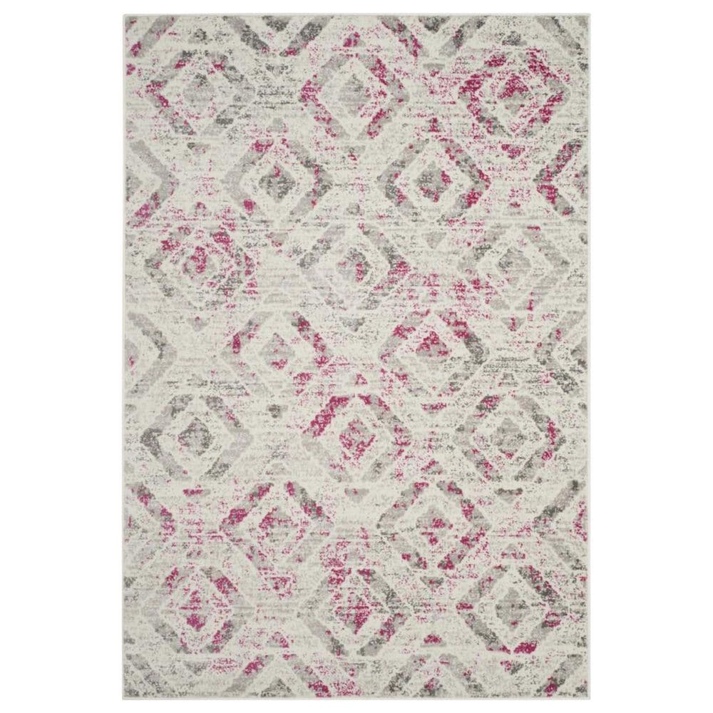 Safavieh Skyler SKY190F 4" x 6" Ivory and Pink Area Rug, , large