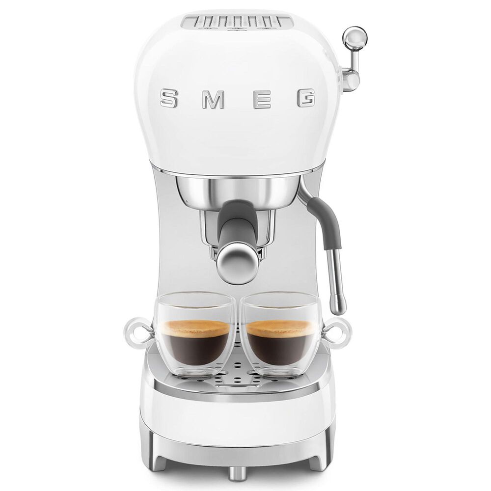 Smeg Espresso Manual Coffee Machine in White, , large