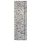 Nourison Colorado 2"3" x 7"6" White and Blue Runner, , large
