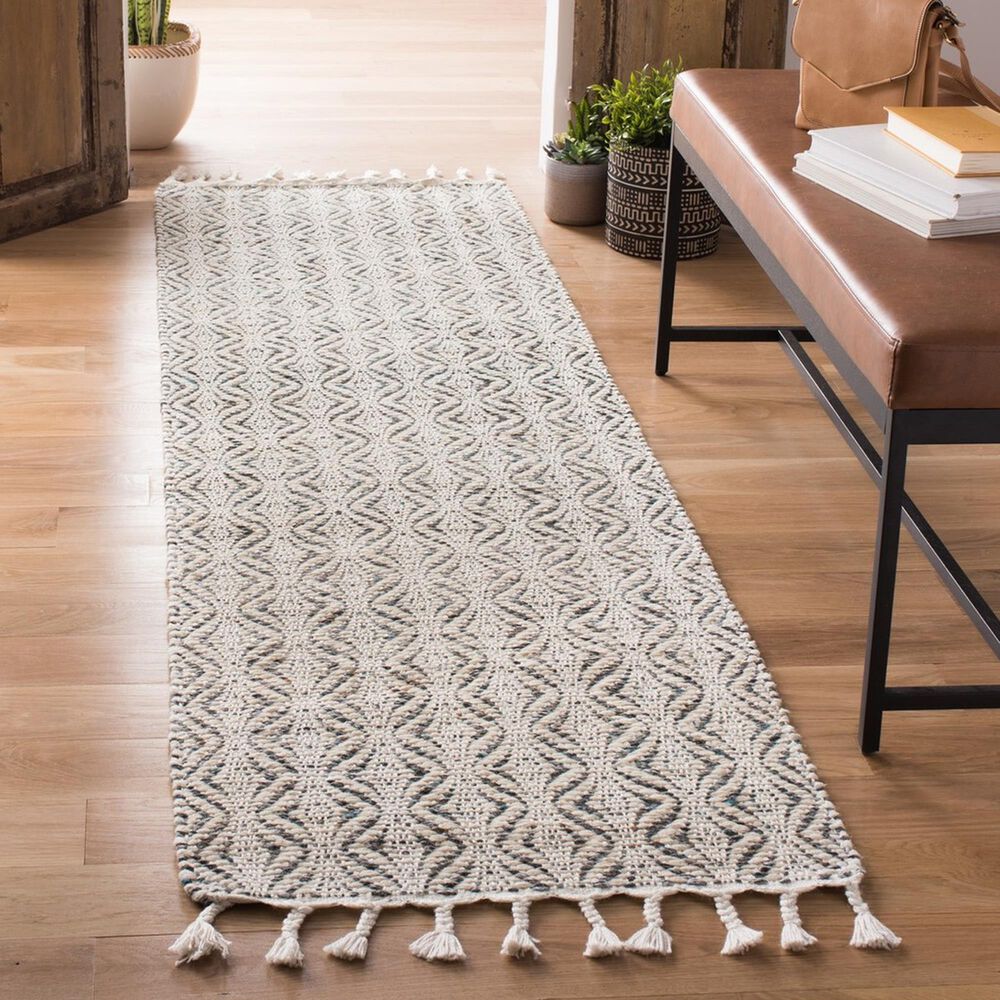 Safavieh Natura   2&#39;3&quot; x 8&#39; Charcoal Runner, , large