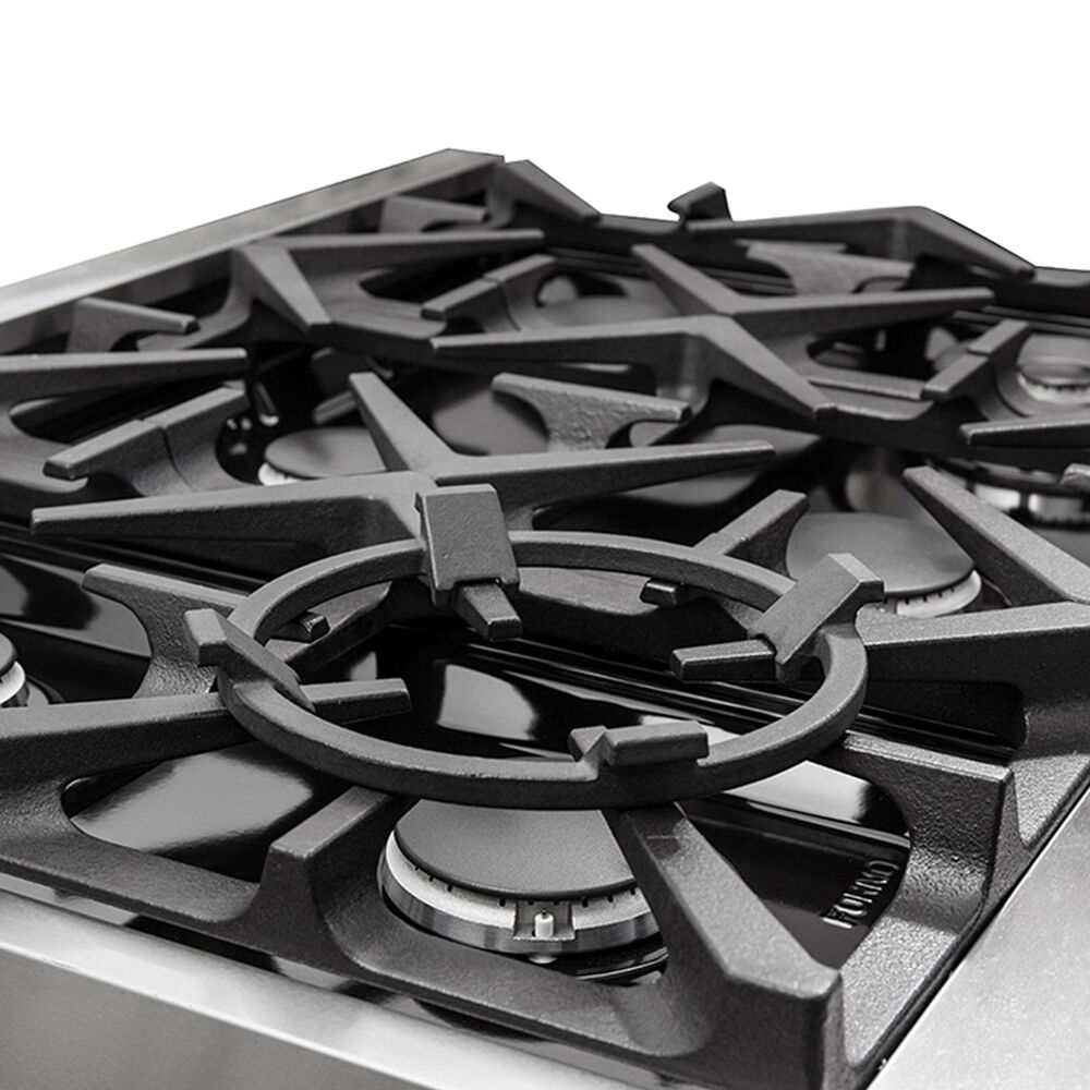 Forno Massimo 36" Freestanding Dual Fuel Range in Stainless Steel, , large