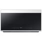 Samsung Bespoke Bespoke 2.1 Cu. Ft. Smart Over-The-Range Microwave with Auto-Dimming Glass Touch Controls and LCD Display in White Glass, , large