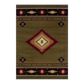 Oriental Weavers Hudson 87J 5"3" x 7"6" Green Area Rug, , large