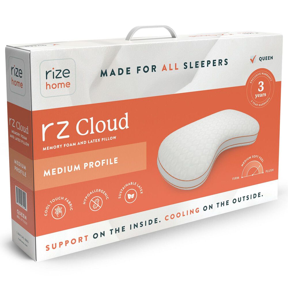 Glideaway Cloud Queen Pillow in White, , large