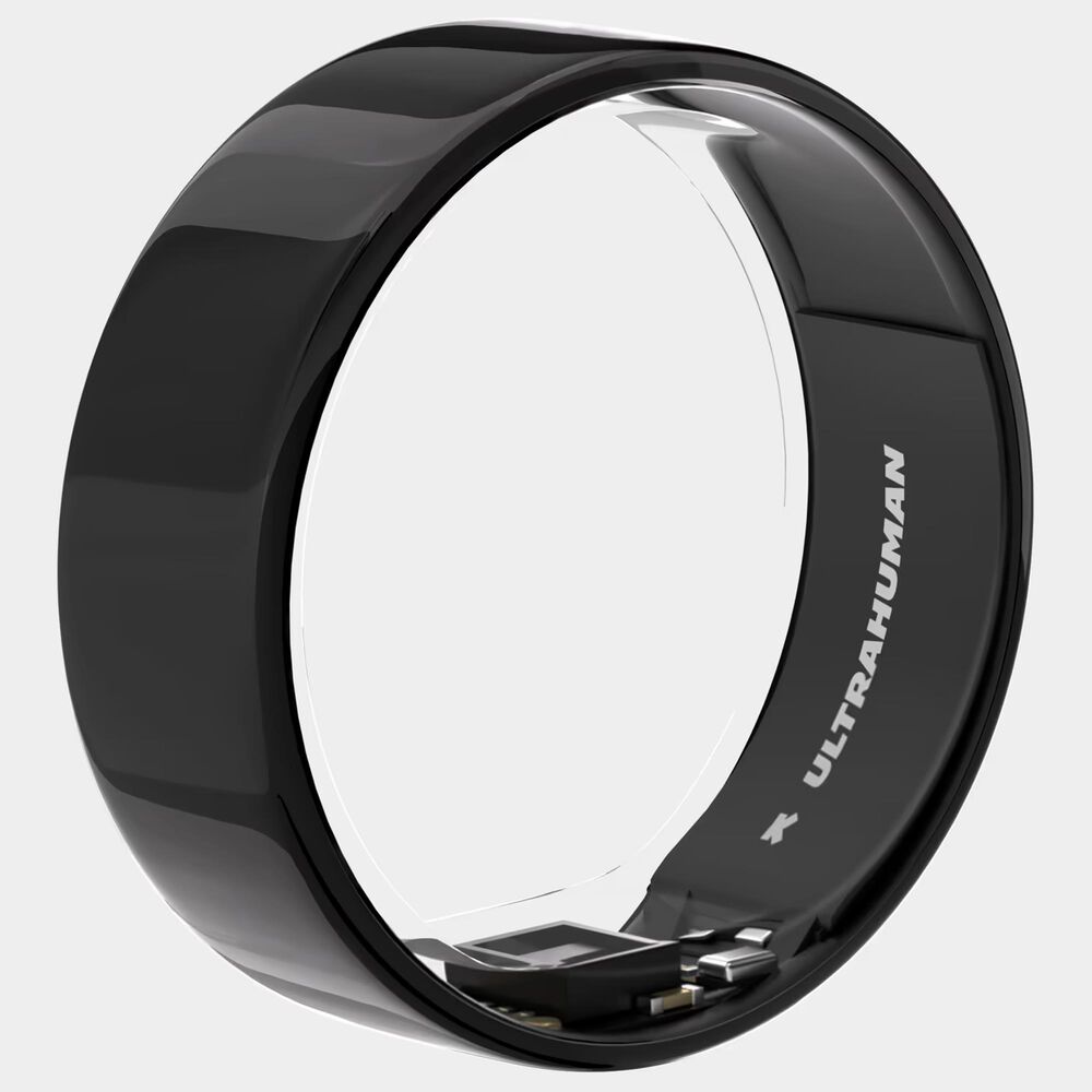 Ultrahuman Size 10 Activity Tracker Ring Air in Aster Black, , large