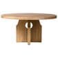 Four Hands Allandale Round Dining Table-Reclaimed Natural Elm-Natural Elm Veneer, , large