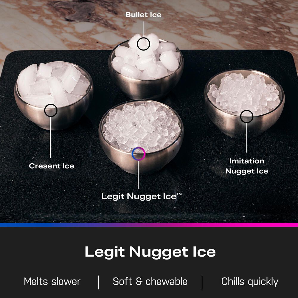GE Profile Opal 2.0 Nugget Ice Maker with Wi-Fi in Black Stainless Steel, , large