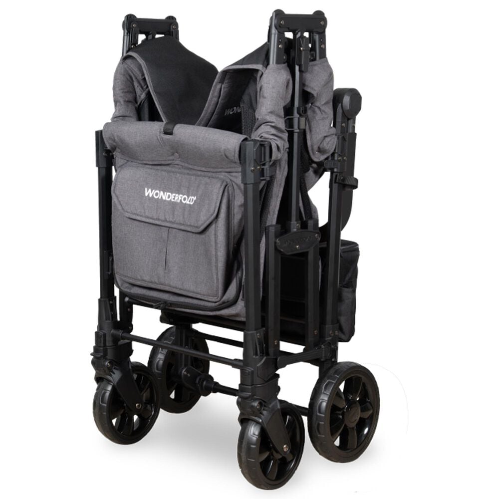 Wonderfold Elite Pro 2-Seater Stroller Wagon in Charcoal Gray, , large