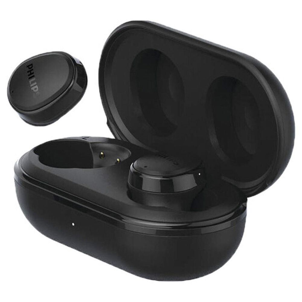 Philips T4556 True Wireless Active Noise Canceling In-Ear Headphones with IPX4 Water Resistance in Black, , large