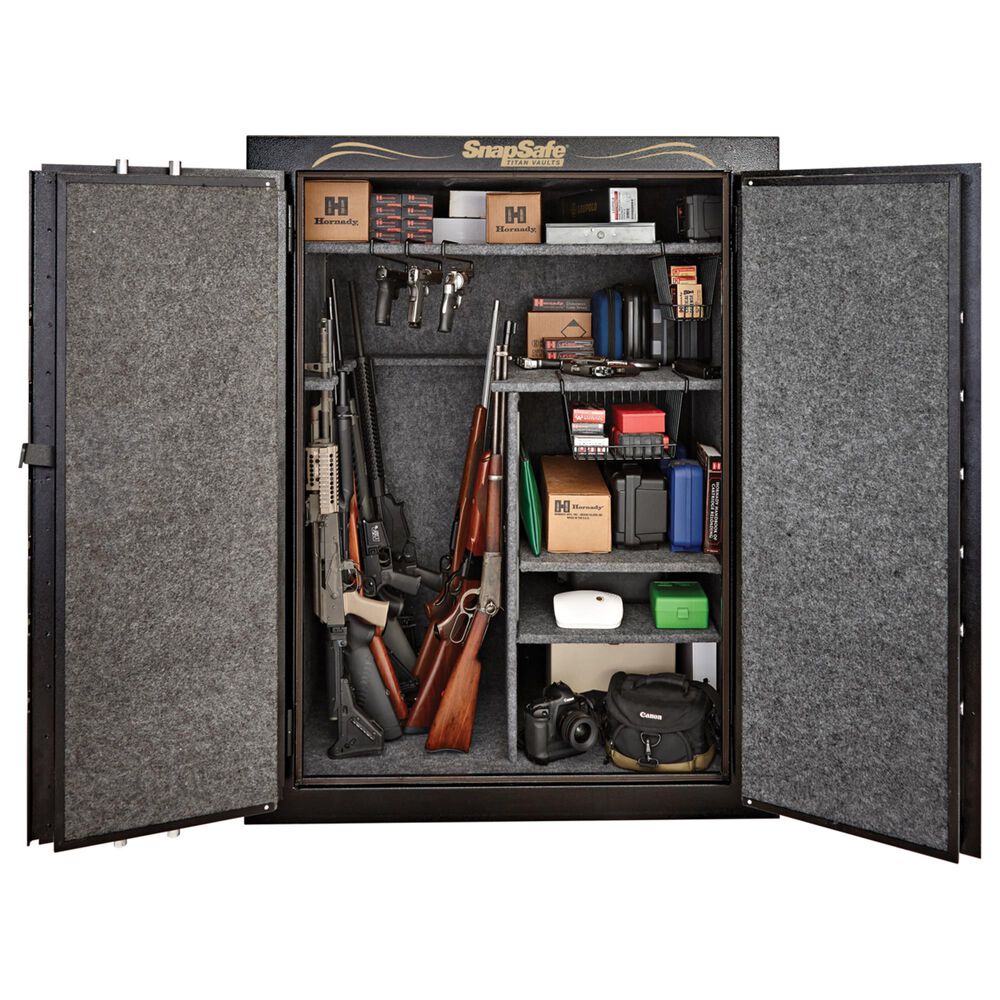 Snapsafe Super Titan XL Double Door Modular Gun Safe in Black, , large