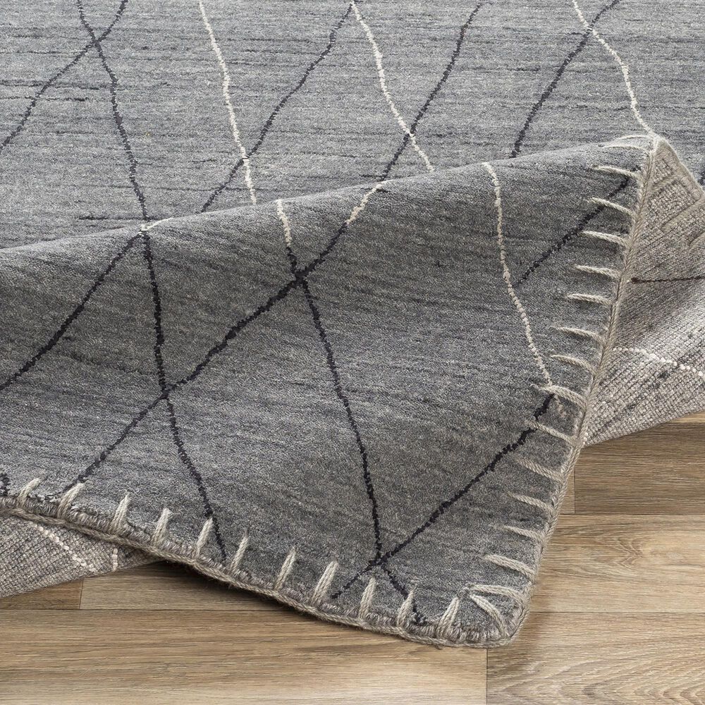Surya Arlequin 2&#39; x 3&#39; Charcoal, Medium Gray and Black Area Rug, , large