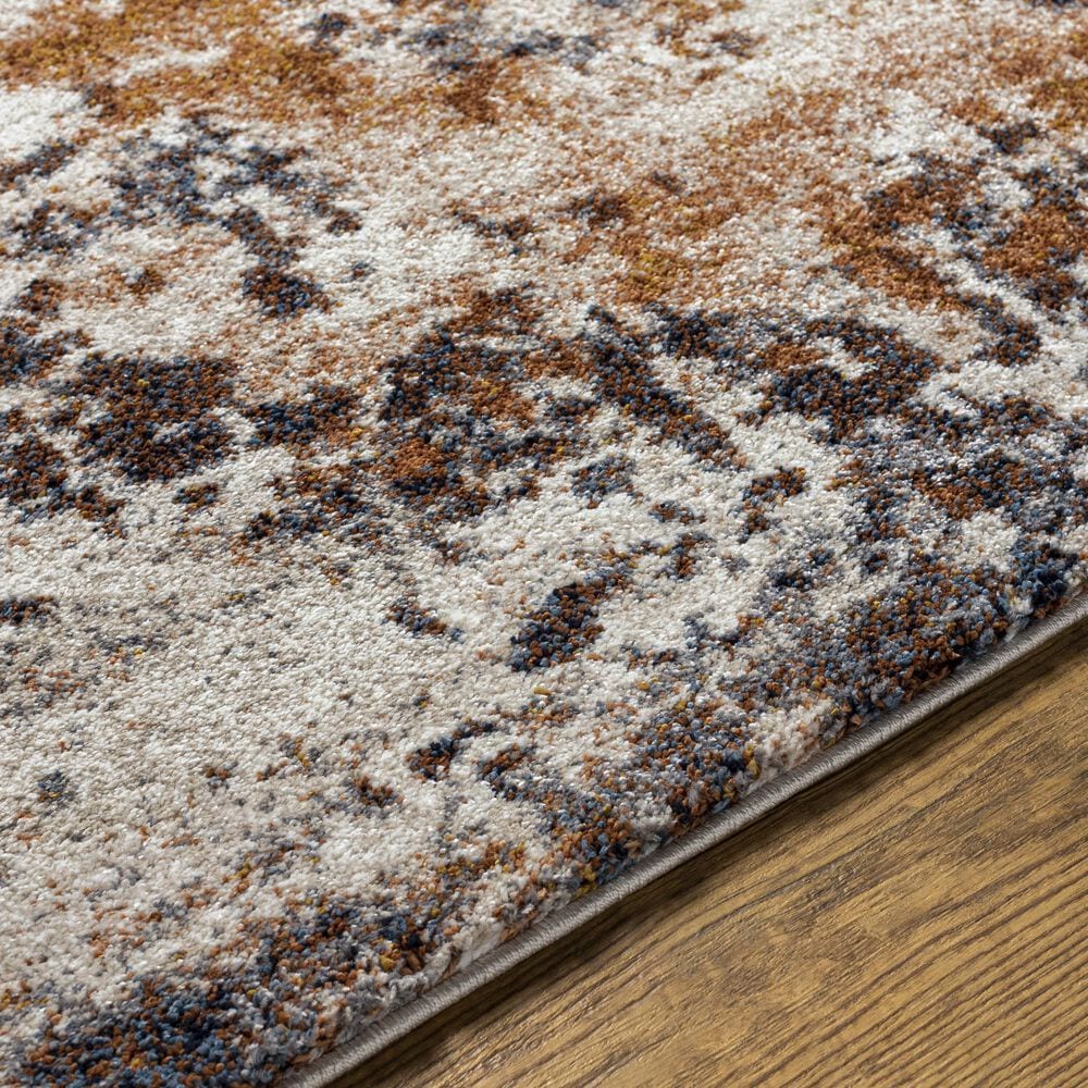 Surya Tuscany 8&#39;10&quot; x 12&#39;1&quot; Brown, Camel and Blue Area Rug, , large
