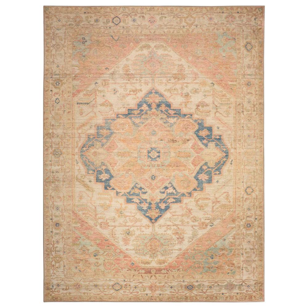 Nourison Vintage Washables Multicolor 5"3" x 7"3" Area Rug, , large