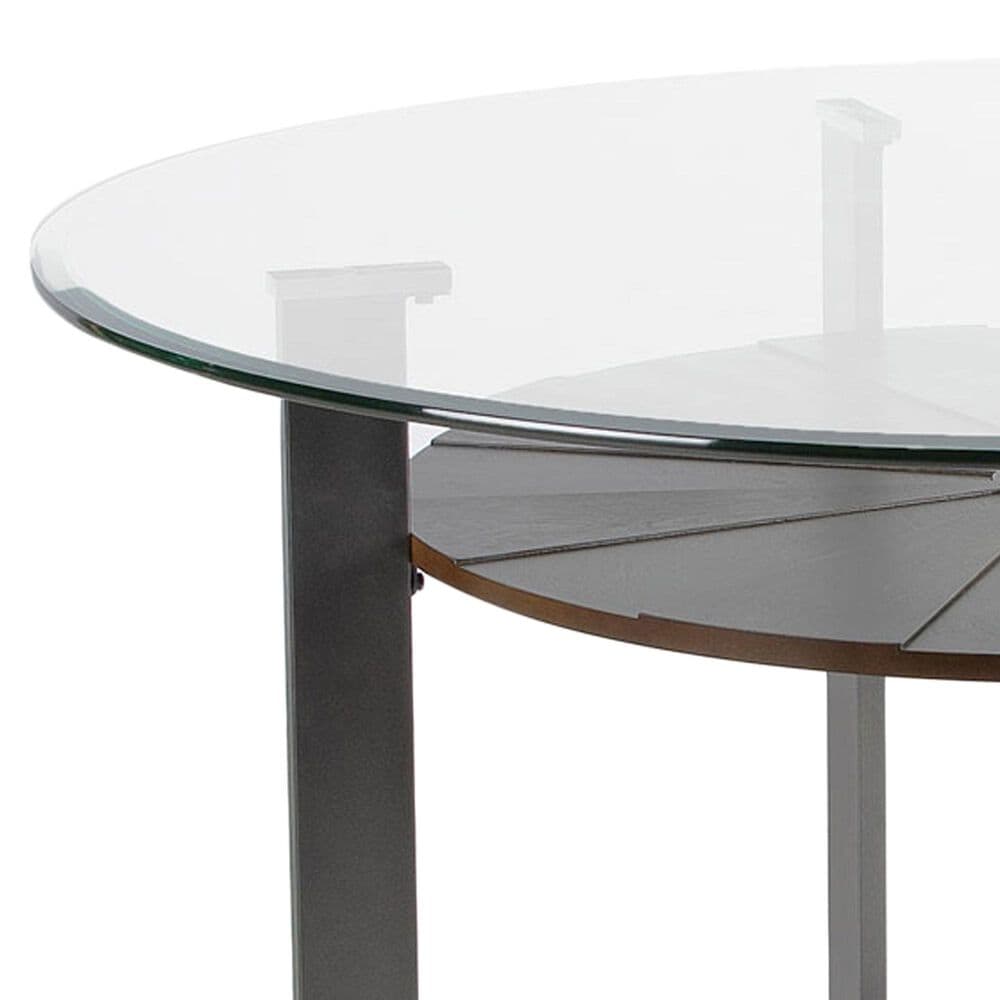 Steve Silver Olson Round Dining Table in Caramel - Table Only, , large