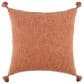 Rizzy Home 20" X20"" Rizzy Poly Filled Pillow in Terra Cotta, , large