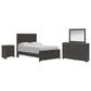 Ashley Prendonea 4-Piece Full Bedroom Set in Dark Charcoal, , large
