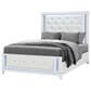 Global Furniture USA Alina 3-Piece Queen Upholstered Panel Bedroom Set in White, , large