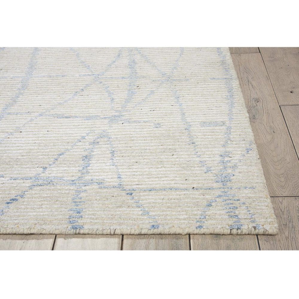 Nourison Ellora ELL02 5&#39;6&#39;&#39; x 7&#39;5&#39;&#39; Sky Area Rug, , large