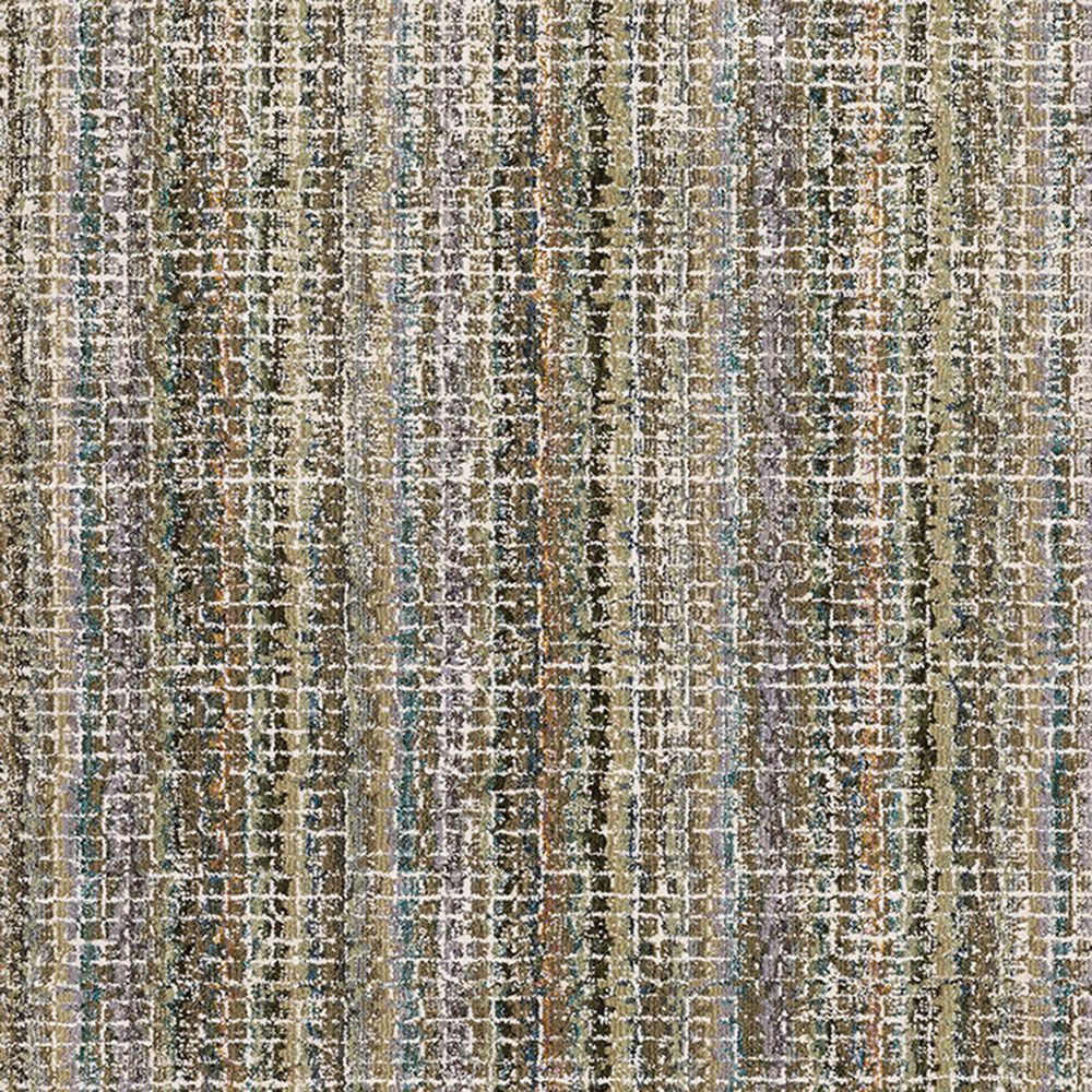 Oriental Weavers Atlas Stripe 747A0 10&#39; x 13&#39;2&quot; Green Area Rug, , large