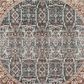 Surya Carlisle Oriental 5"3" Round Pale Blue, Dusty Pink, Medium Brown, Cream and Charcoal Area Rug, , large