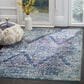 Safavieh Aria Damask 4" x 6" Blue and Multicolor Area Rug, , large