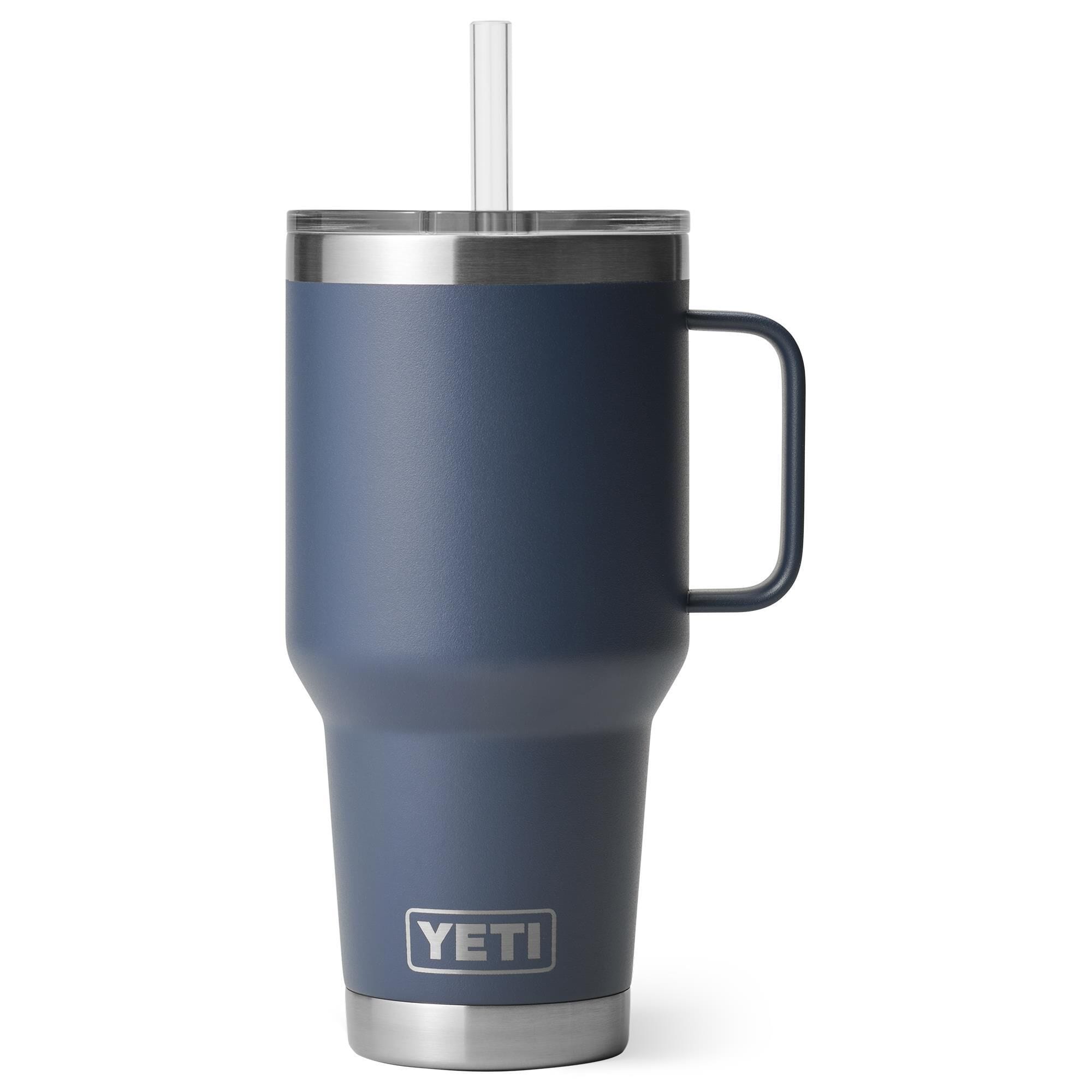 YETI Rambler 35 Oz Straw Mug with Straw Lid in Navy