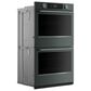 KitchenAid 2-Piece Kitchen Package with Juniper 30" Smart Double Wall Oven and Black 30" Electric Cooktop, , large