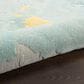 Nourison Prismatic 5"6" x 7"5" Seafoam Gold Area Rug, , large