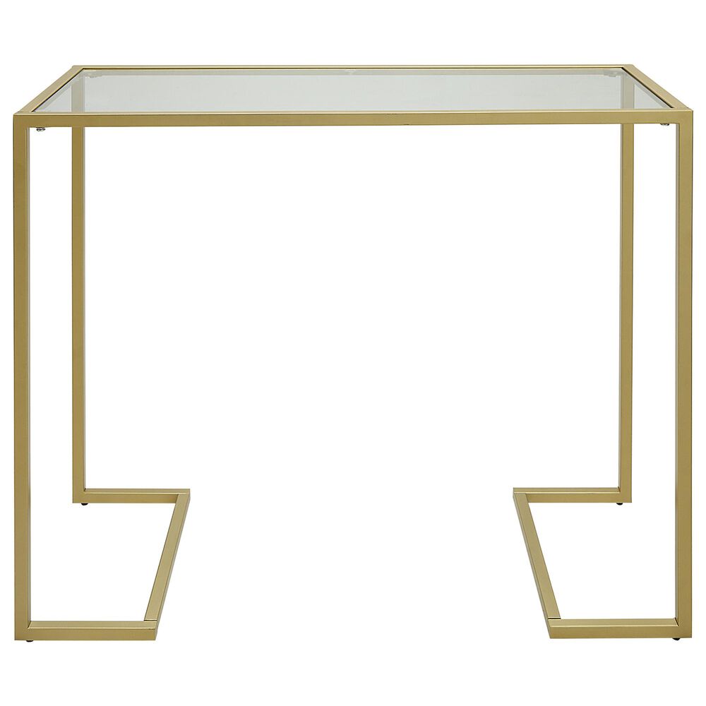 Carolina Chair and Table Monaco Glass Top Console in Gold, , large