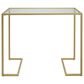 Carolina Chair and Table Monaco Glass Top Console in Gold, , large