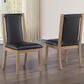 Steve Silver Orinda Dining Table and 6 Dining Chairs in Rustic Sand, , large
