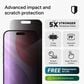 Zagg Zagg - Invisibleshield Xtr Privacy Glass Screen Protector For Apple 2025 Iphone 6.3 Pro - Clear, , large