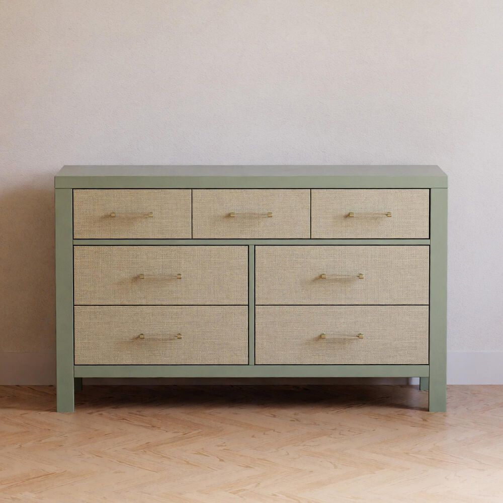 DaVinci Eloise 7-Drawer Dresser in French Sage and Sand, , large