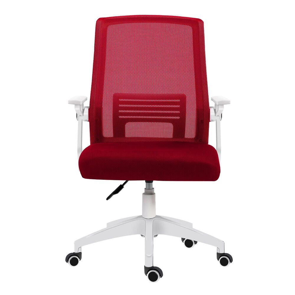 New Era Holding Group LTD Mesh Office Chair in Red and White, , large