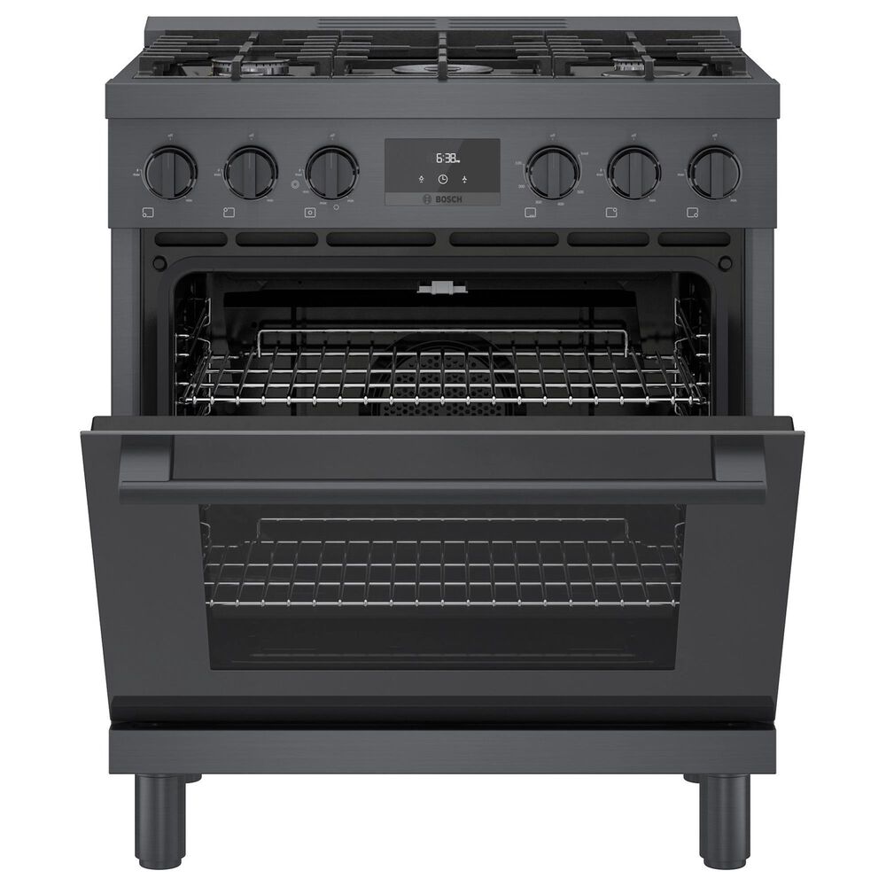Bosch 30&quot; Freestanding Gas Range in Black Stainless Steel, , large