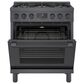 Bosch 30" Freestanding Gas Range in Black Stainless Steel, , large