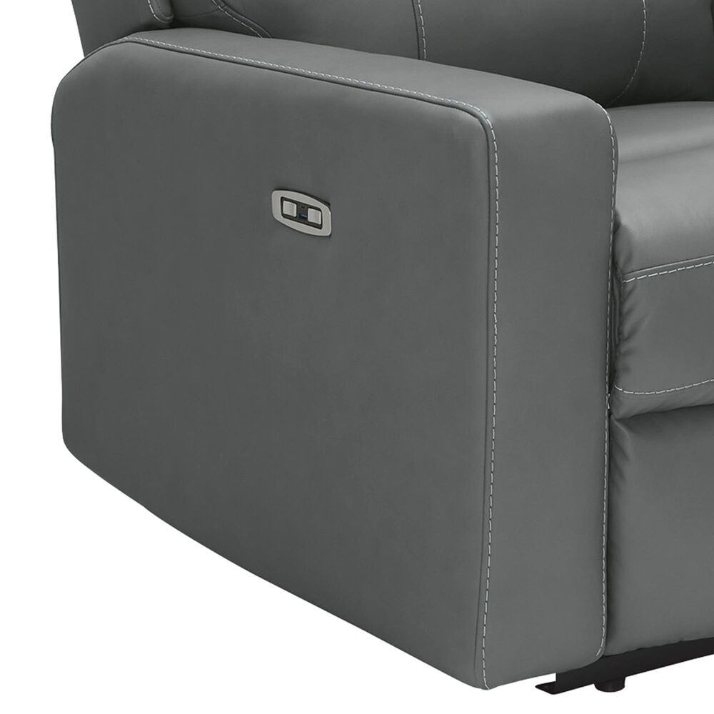 Ashley Pennacle Pier Power Recliner with Adjustable Headrest in Tideon, , large