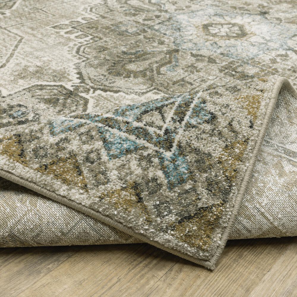 Oriental Weavers Venice Padua 7&#39;10&quot; x 10&#39; Grey and Blue Area Rug, , large