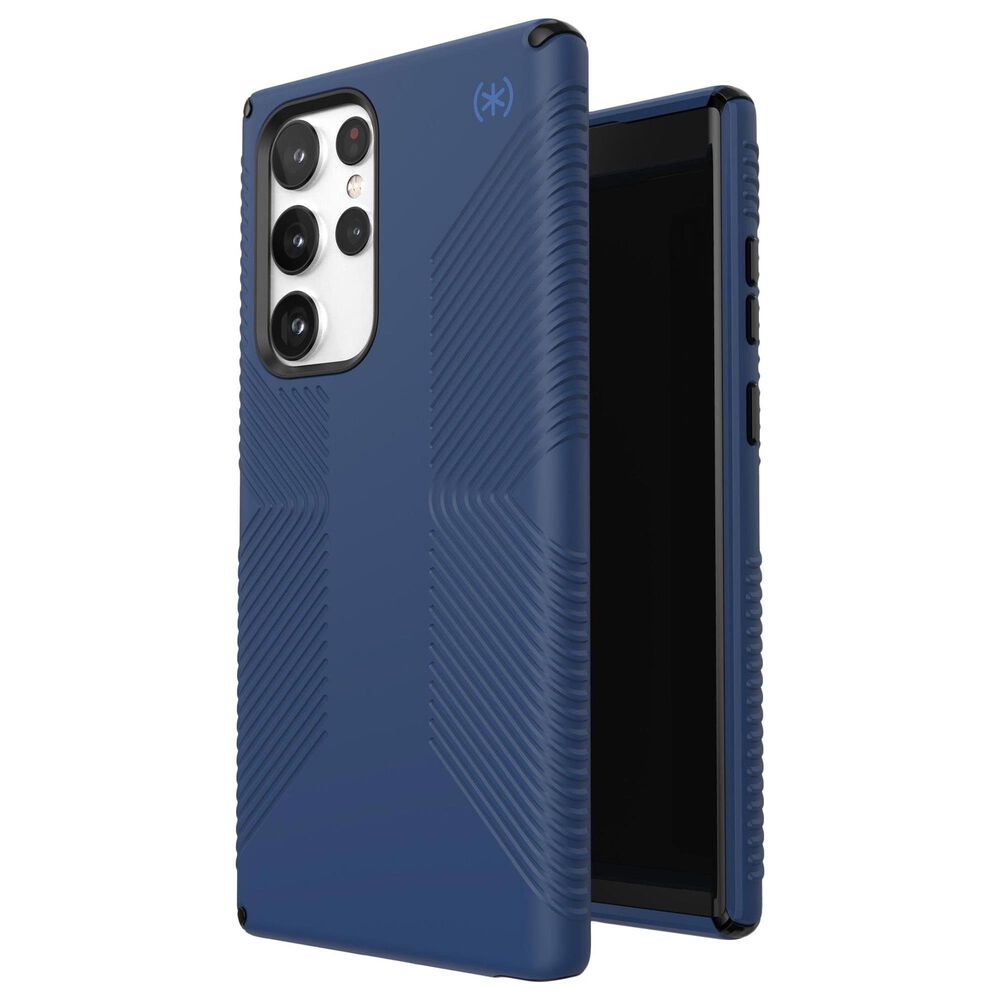 Speck Presidio2 Grip Case for Samsung Galaxy S22 Ultra in Coastal Blue and Black, , large