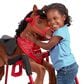 Radio Flyer Chestnut Plush Interactive Riding Horse, , large