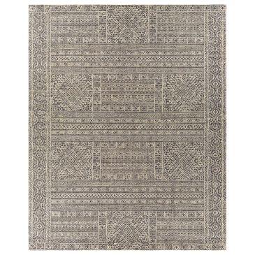Surya Oakland 10" x 14" Black, Gray and Taupe Area Rug, , large