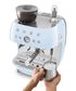 Smeg Smeg Espresso Coffee Machine with Grinder, Pastel Blue, , large