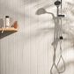 Soho Studio Elan Ribbon White 24" x 48" Porcelain Tile, , large