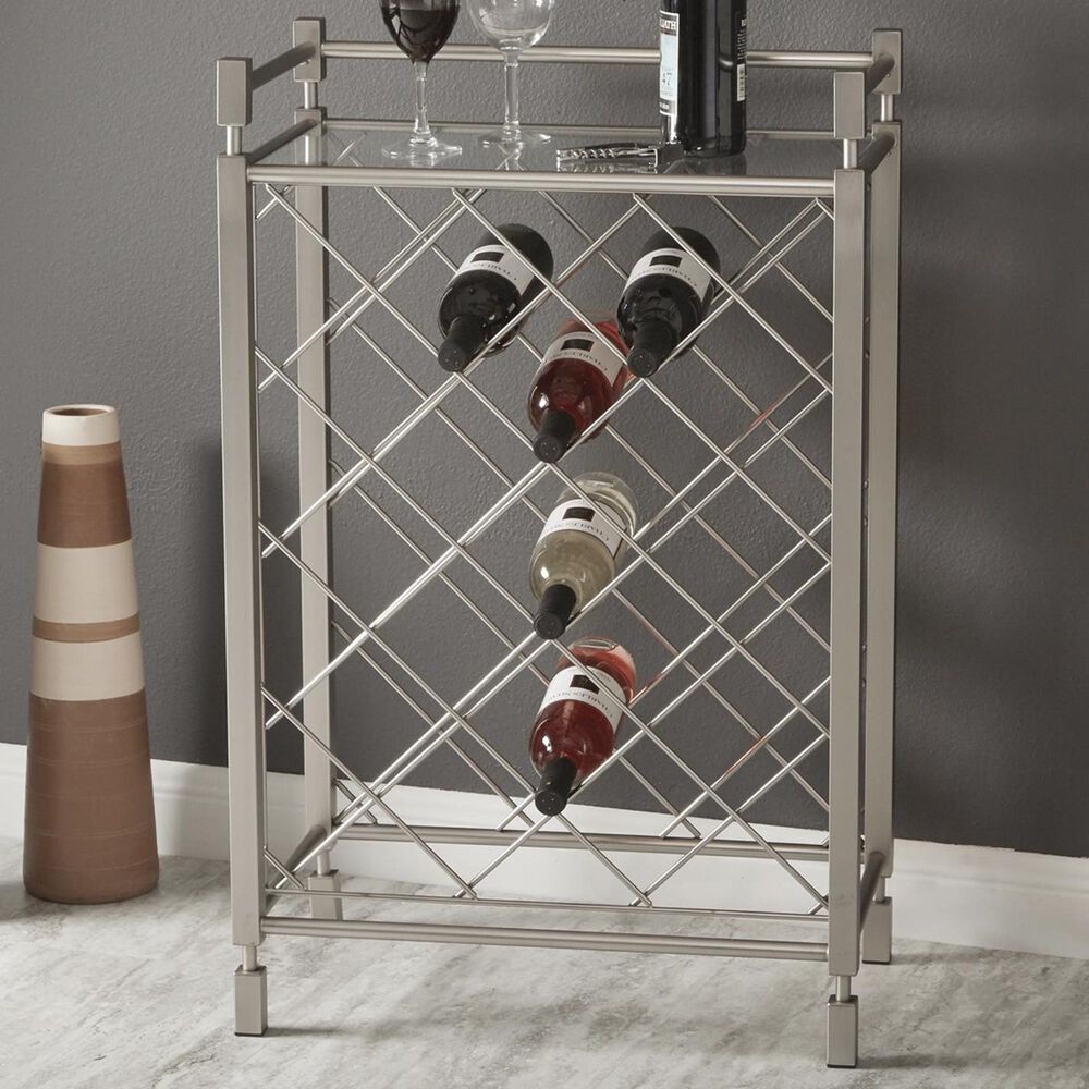 OSP Home Covina Wine Rack in Nickel, , large